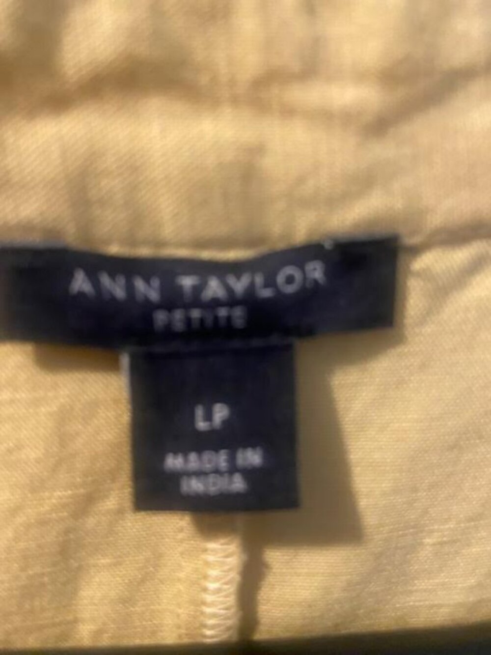 Ann Taylor Petite Yellow Puff Sleeve Midi Dress LP - Picture 4 of 7